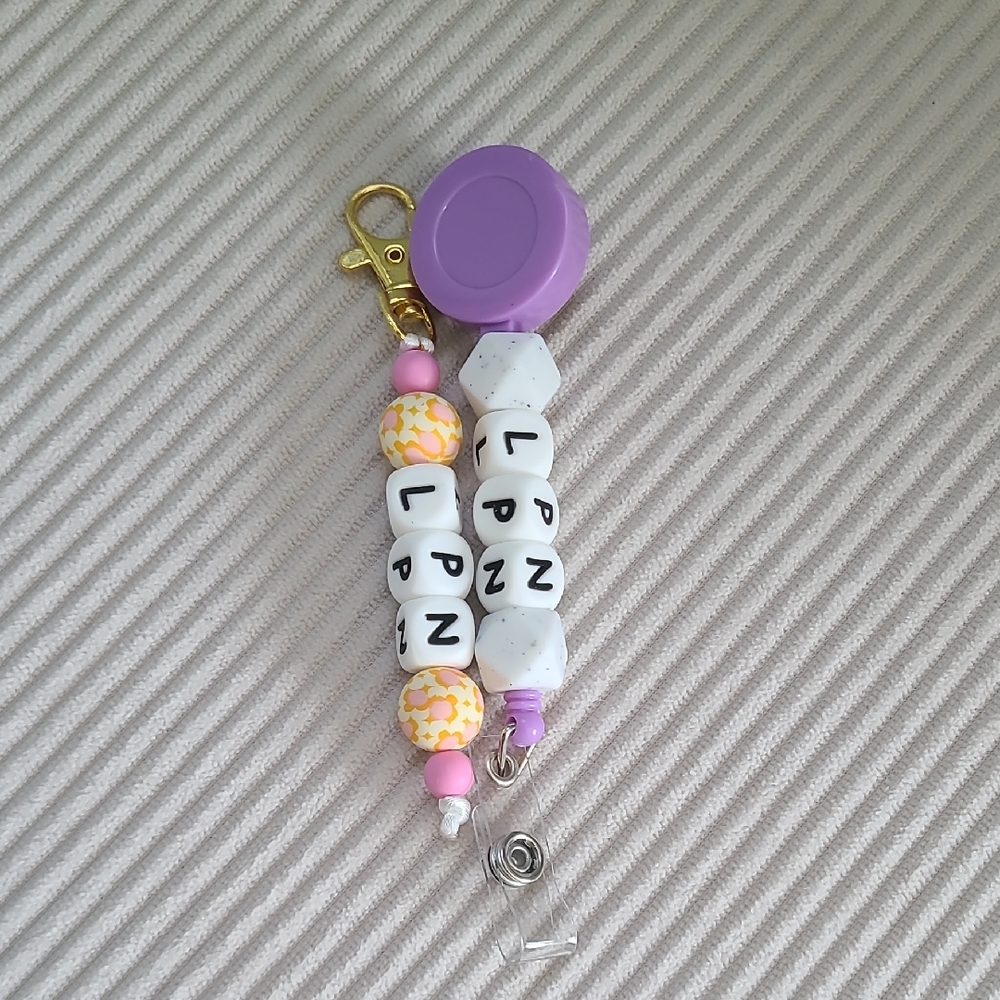 LPN Badge Reel & Keychain